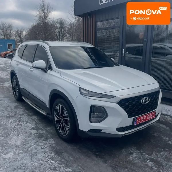 Hyundai Santa FE, 2018 г., Дизель, 135 тыс. км, Внедорожник / Кроссовер, Белый, Днепр (Днепропетровск) AT-10410059 фото