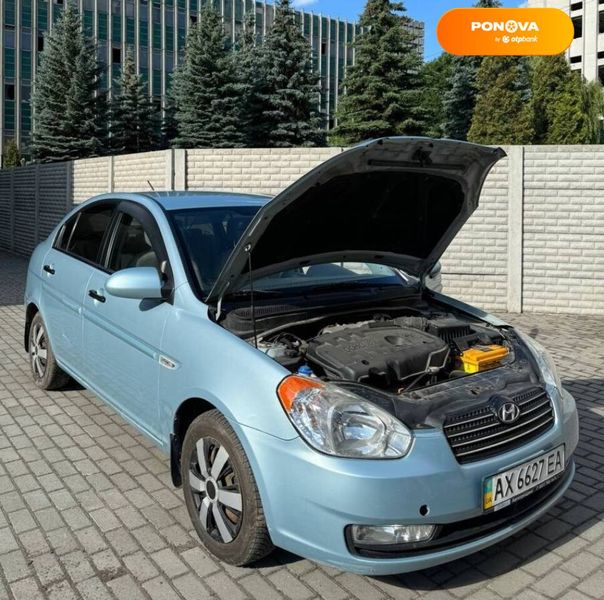 Hyundai Accent, 2009, Газ пропан-бутан / Бензин, 170 тыс. км, Седан, Серый, Харьков Cars-Pr-66378 фото