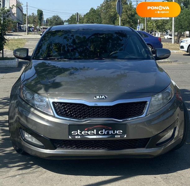 Kia Optima, 2013, Бензин, 2.36 л., 155 тис. км, Седан, Сірий, Миколаїв 109916 фото