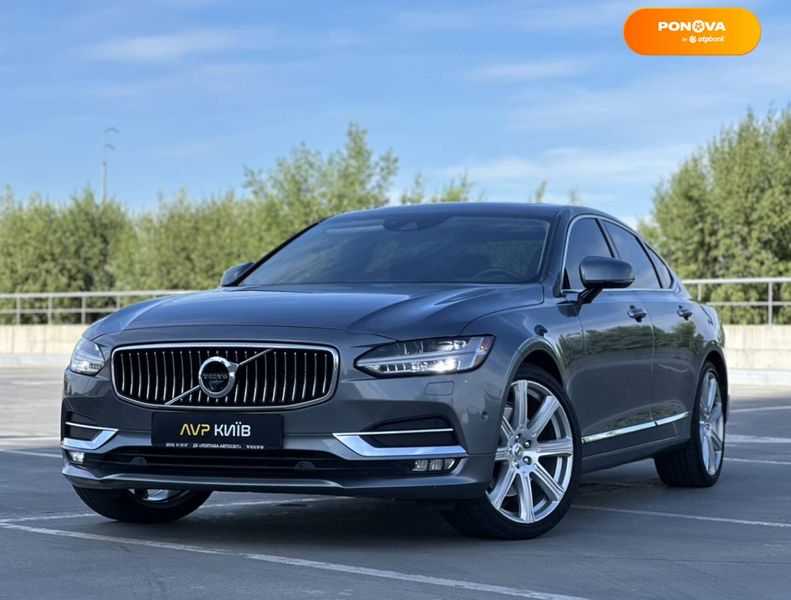 Volvo S90, 2016, Бензин, 2 л., 84 тис. км, Седан, Сірий, Київ 51198 фото