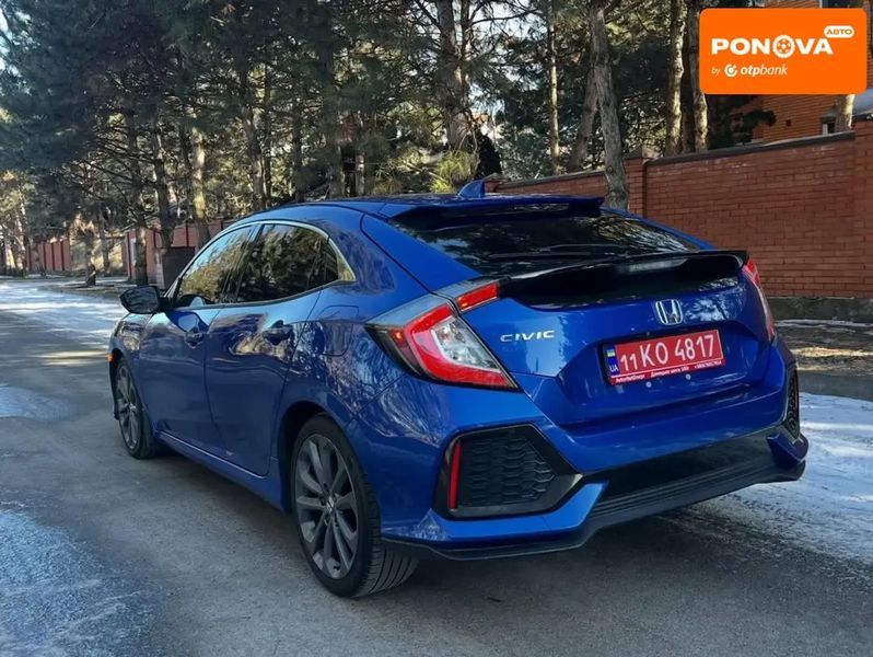 Honda Civic, 2019 р., Бензин, 123 тис. км, Хетчбек, Синій, Дніпро (Дніпропетровськ) AT-10410962 фото
