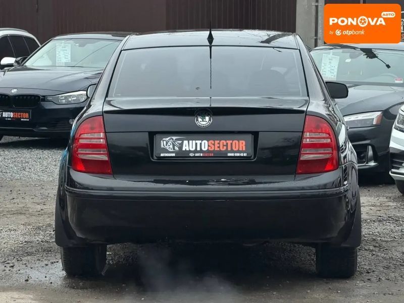 Skoda Superb, 2006 р., Газ пропан-бутан / Бензин, 200 тис. км, Седан, Чорний, Харків AT-10405589 фото