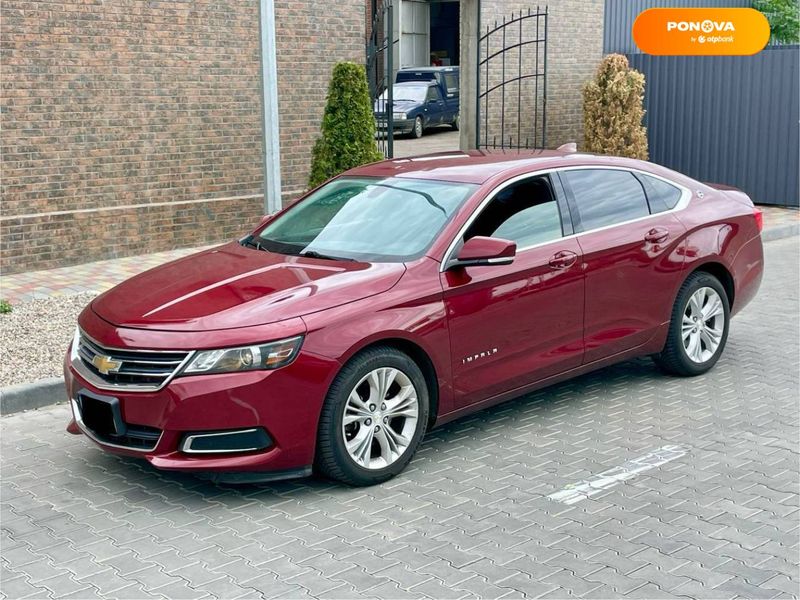 Chevrolet Impala, 2016, Бензин, 2.46 л., 214 тис. км, Седан, Червоний, Одеса 46234 фото