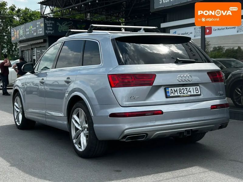 Audi Q7, 2015 р., Бензин, 181 тис. км, Позашляховик / Кросовер, Сірий, Житомир AT-10417605 фото