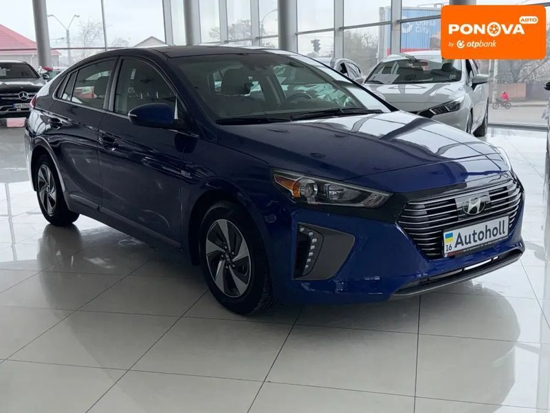 Hyundai Ioniq, 2019 г., Гибрид (HEV), 38 тыс. км, Седан, Синий, Одесса AT-10415966 фото