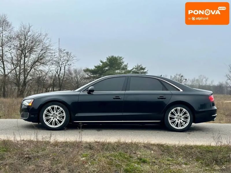 Audi A8, 2014 г., Бензин, 158 тыс. км, Седан, Чорный, Днепр (Днепропетровск) AT-10406651 фото