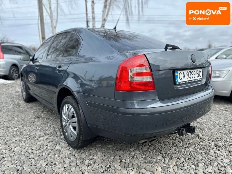 Skoda Octavia, 2008 р., Бензин, 300 тис. км, Седан, Сірий, Сміла AT-10411203 фото