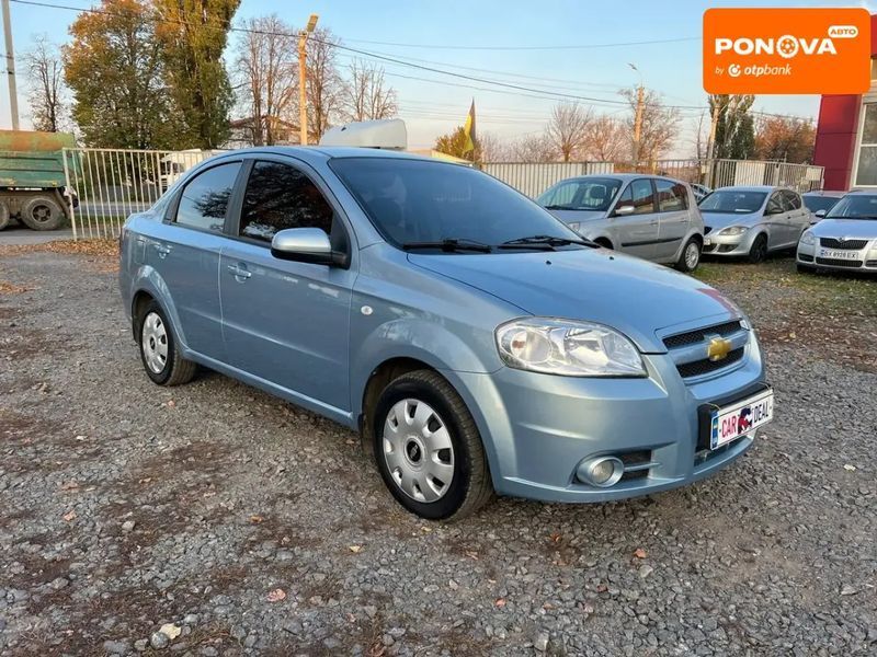 Chevrolet Aveo, 2007 р., Газ пропан-бутан / Бензин, 84 тис. км, Седан, Синій, Хмельницький AT-10410415 фото