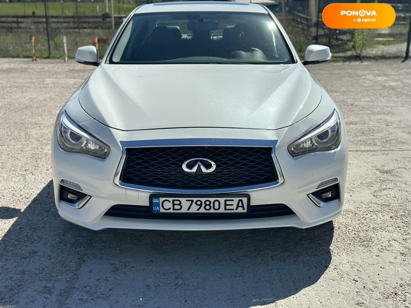 Infiniti Q50, 2017, Бензин, 3 л., 99 тыс. км, Седан, Белый, Киев Cars-Pr-65475 фото