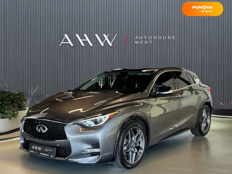 Infiniti QX30, 2017, Бензин, 2 л., 103 тис. км, Позашляховик / Кросовер, Сірий, Львів 44329 фото