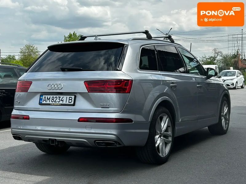 Audi Q7, 2015 р., Бензин, 181 тис. км, Позашляховик / Кросовер, Сірий, Житомир AT-10417605 фото