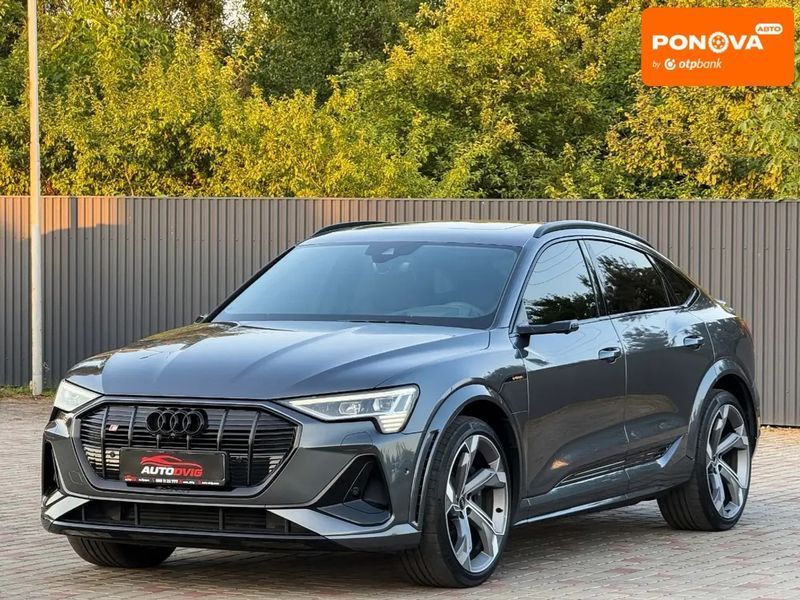 Audi e-tron S Sportback, 2021 р., Електро, 56 тис. км, Позашляховик / Кросовер, Сірий, Луцьк AT-10402934 фото