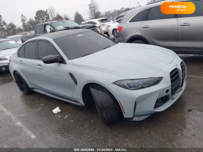 BMW M3, 2022, Бензин, 2.99 л., 20 тыс. км, Седан, Серый, Киев Cars-EU-US-KR-45516 фото