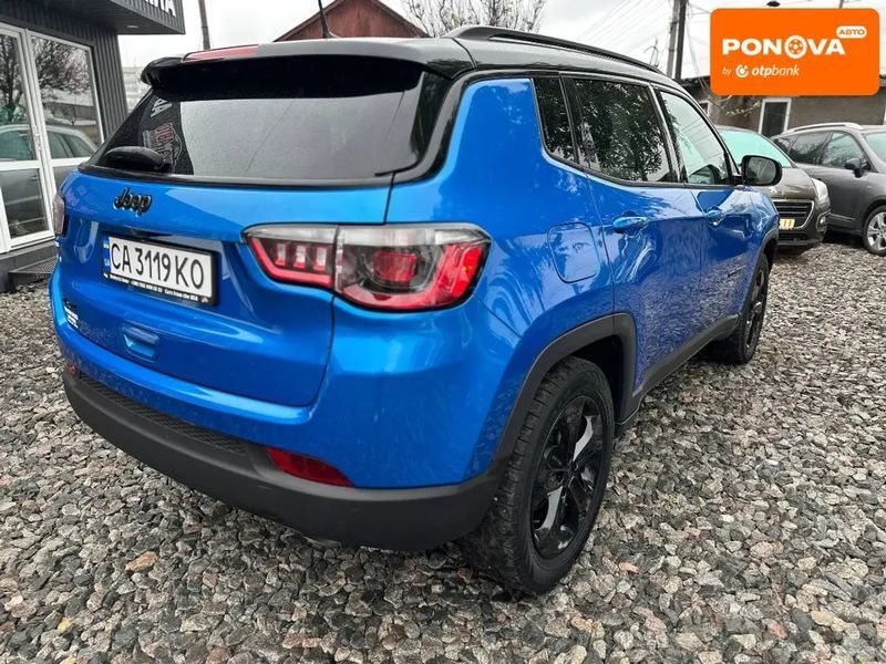 Jeep Compass, 2018 г., Газ пропан-бутан / Бензин, 75 тыс. км, Внедорожник / Кроссовер, Синий, Смела AT-10417468 фото