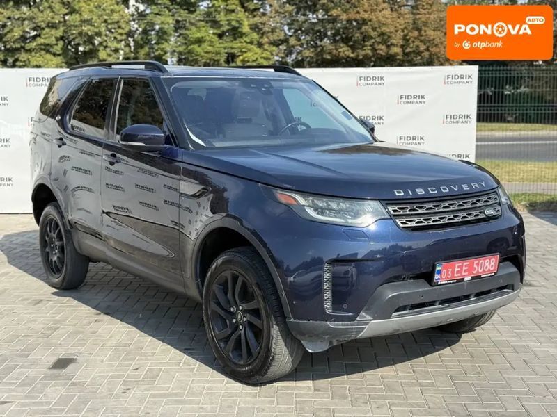 Land Rover Discovery, 2019 р., Бензин, 136 тис. км, Позашляховик / Кросовер, Синій, Луцьк AT-10402523 фото