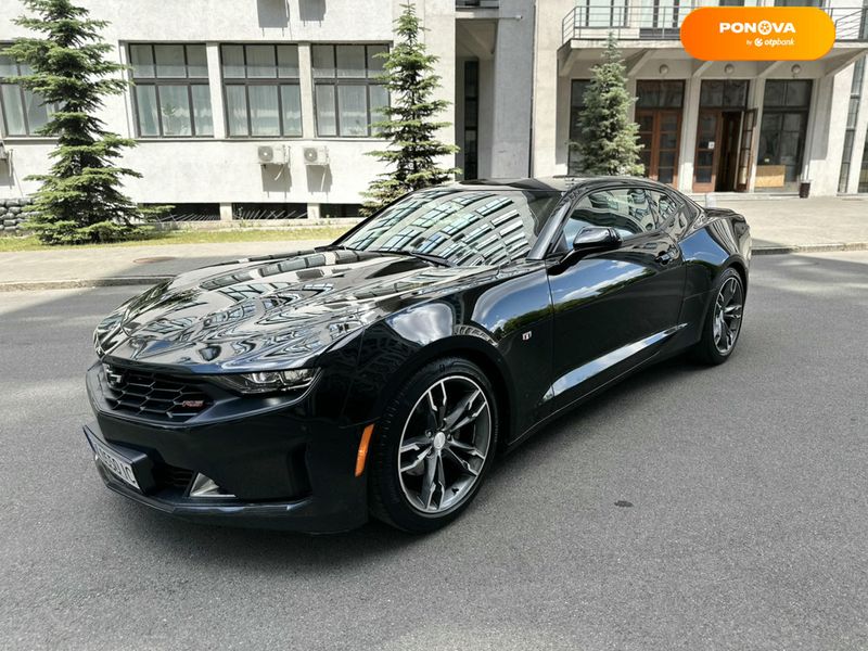 Chevrolet Camaro, 2018, Бензин, 3.64 л., 49 тыс. км, Купе, Чорный, Харьков Cars-Pr-57039 фото