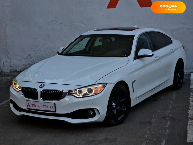 BMW 4 Series Gran Coupe, 2014, Бензин, 2 л., 119 тыс. км, Купе, Белый, Одесса 102579 фото