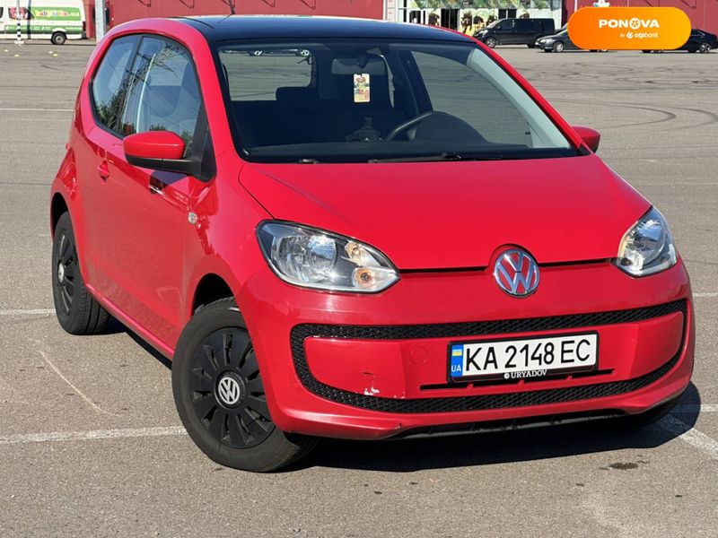 Volkswagen Up, 2012, Бензин, 1 л., 245 тис. км, Хетчбек, Червоний, Київ 100279 фото