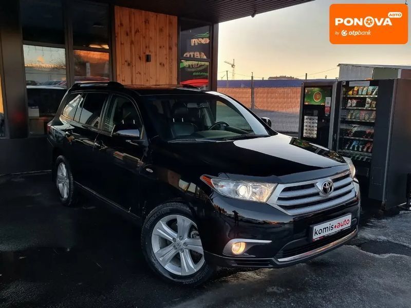 Toyota Highlander, 2013 р., Бензин, 60 тис. км, Позашляховик / Кросовер, Чорний, Вінниця AT-10411145 фото