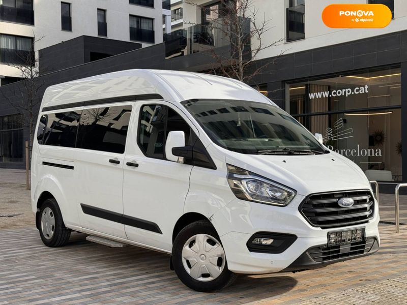Ford Transit Custom, 2018, Дизель, 2 л., 82 тис. км, Мінівен, Білий, Київ 28874 фото