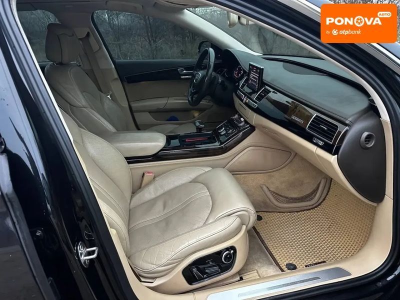 Audi A8, 2014 г., Бензин, 158 тыс. км, Седан, Чорный, Днепр (Днепропетровск) AT-10406651 фото