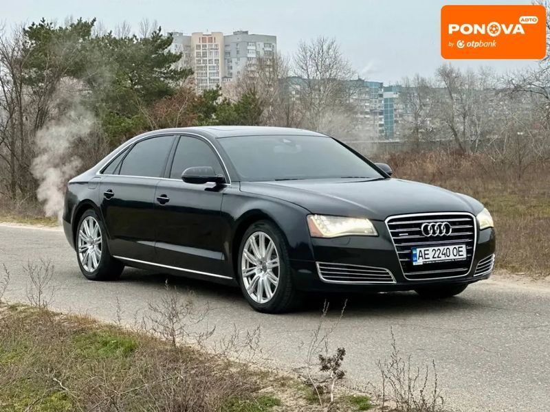 Audi A8, 2014 г., Бензин, 158 тыс. км, Седан, Чорный, Днепр (Днепропетровск) AT-10406651 фото