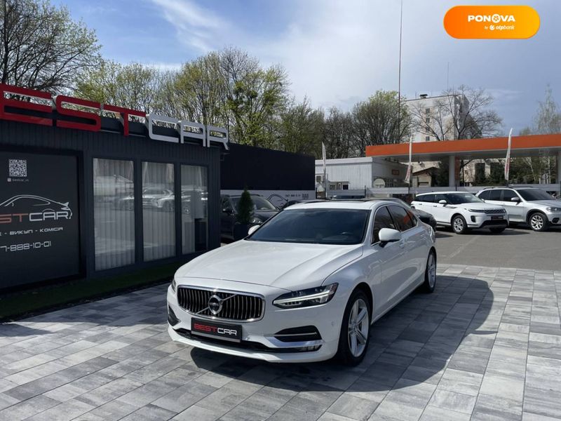 Volvo S90, 2017, Бензин, 2 л., 52 тыс. км, Седан, Белый, Винница 46765 фото