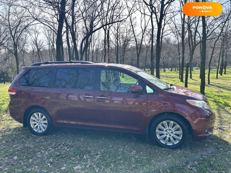 Toyota Sienna, 2014, Бензин, 3.46 л., 139 тис. км, Мінівен, Червоний, Запоріжжя Cars-Pr-57146 фото