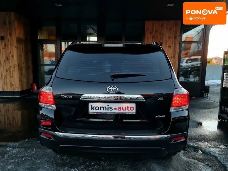 Toyota Highlander, 2013 р., Бензин, 60 тис. км, Позашляховик / Кросовер, Чорний, Вінниця AT-10411145 фото