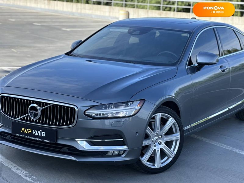 Volvo S90, 2016, Бензин, 2 л., 84 тыс. км, Седан, Серый, Киев 51198 фото