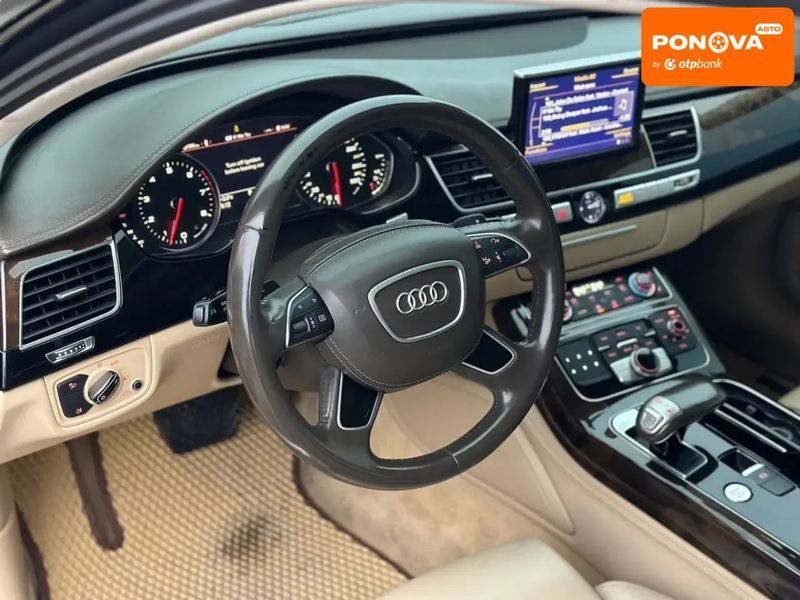 Audi A8, 2014 г., Бензин, 158 тыс. км, Седан, Чорный, Днепр (Днепропетровск) AT-10406651 фото