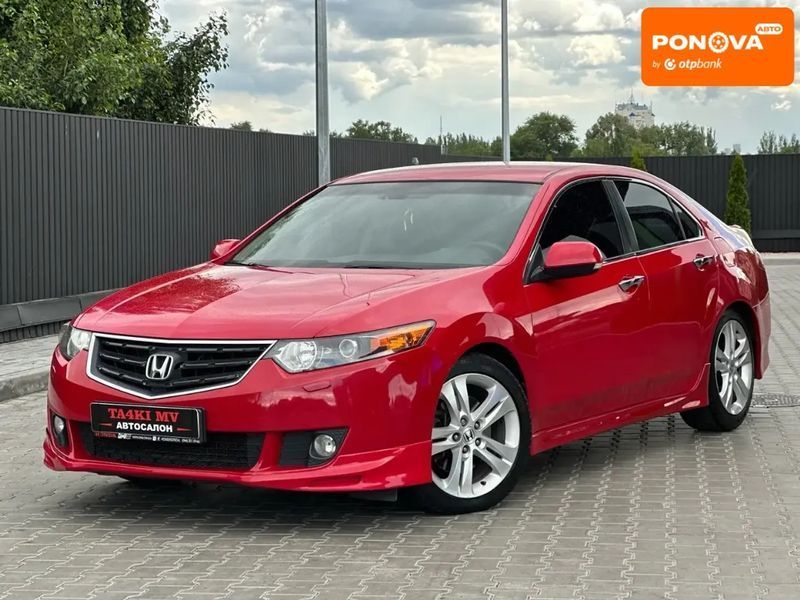 Honda Accord, 2008 г., Газ пропан-бутан / Бензин, 157 тыс. км, Седан, Красный, Днепр (Днепропетровск) AT-10418875 фото