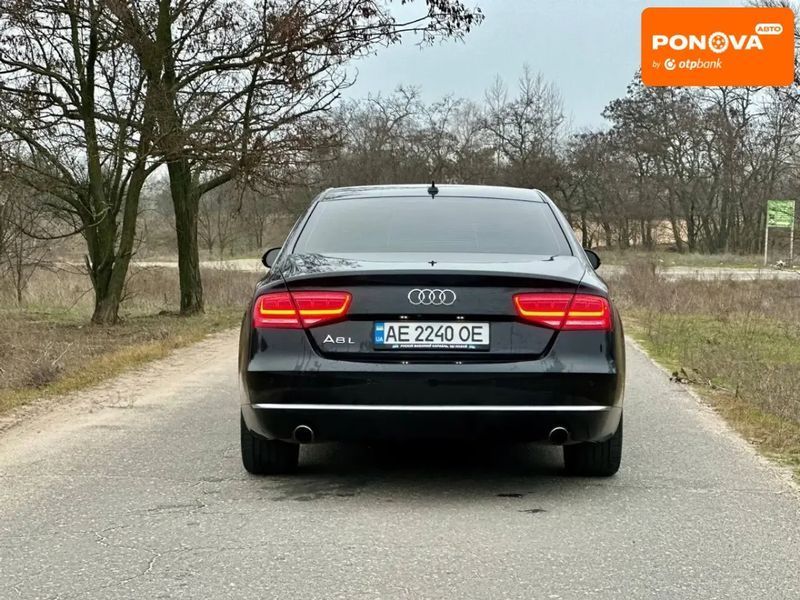 Audi A8, 2014 г., Бензин, 158 тыс. км, Седан, Чорный, Днепр (Днепропетровск) AT-10406651 фото