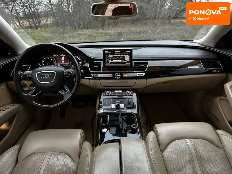 Audi A8, 2014 г., Бензин, 158 тыс. км, Седан, Чорный, Днепр (Днепропетровск) AT-10406651 фото