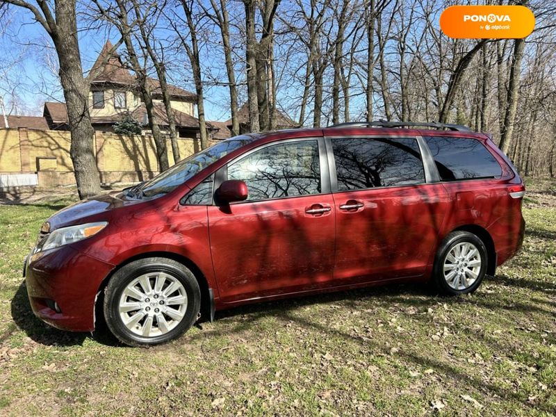 Toyota Sienna, 2014, Бензин, 3.46 л., 139 тис. км, Мінівен, Червоний, Запоріжжя Cars-Pr-57146 фото