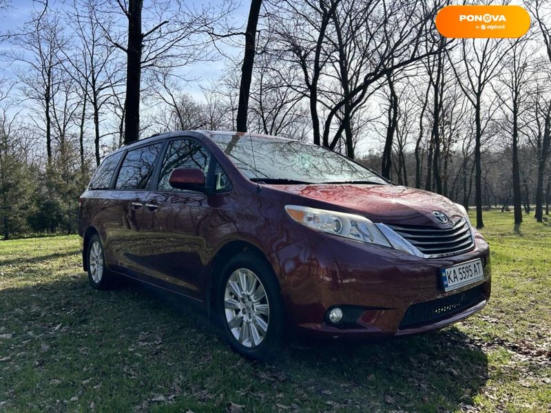 Toyota Sienna, 2014, Бензин, 3.46 л., 139 тис. км, Мінівен, Червоний, Запоріжжя Cars-Pr-57146 фото