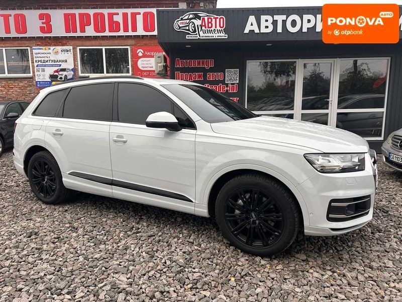 Audi Q7, 2017 р., Бензин, 171 тис. км, Позашляховик / Кросовер, Білий, Сміла AT-10428700 фото
