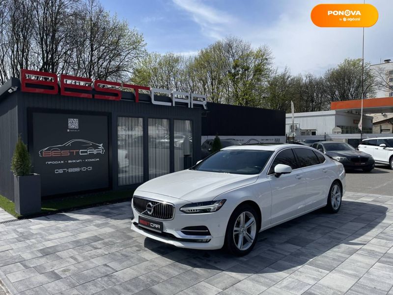 Volvo S90, 2017, Бензин, 2 л., 52 тыс. км, Седан, Белый, Винница 46765 фото