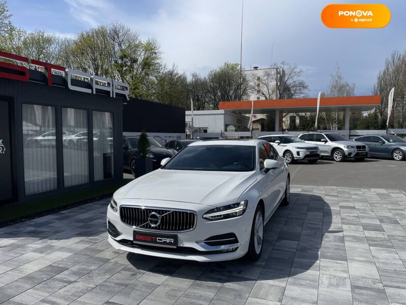 Volvo S90, 2017, Бензин, 2 л., 52 тыс. км, Седан, Белый, Винница 46765 фото