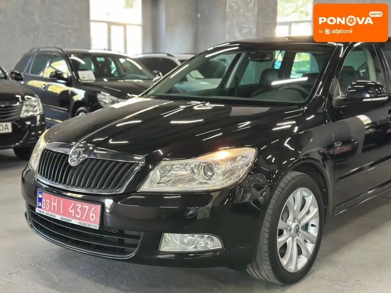 Skoda Octavia, 2009 р., Бензин, 203 тис. км, Універсал, Чорний, Кам'янське (Дніпродзержинськ) AT-10400299 фото