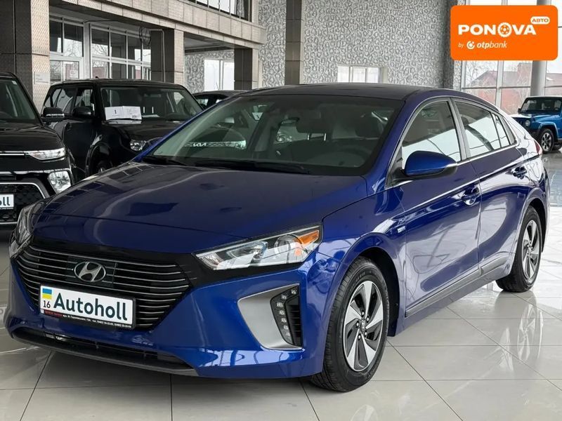 Hyundai Ioniq, 2019 г., Гибрид (HEV), 38 тыс. км, Седан, Синий, Одесса AT-10415966 фото