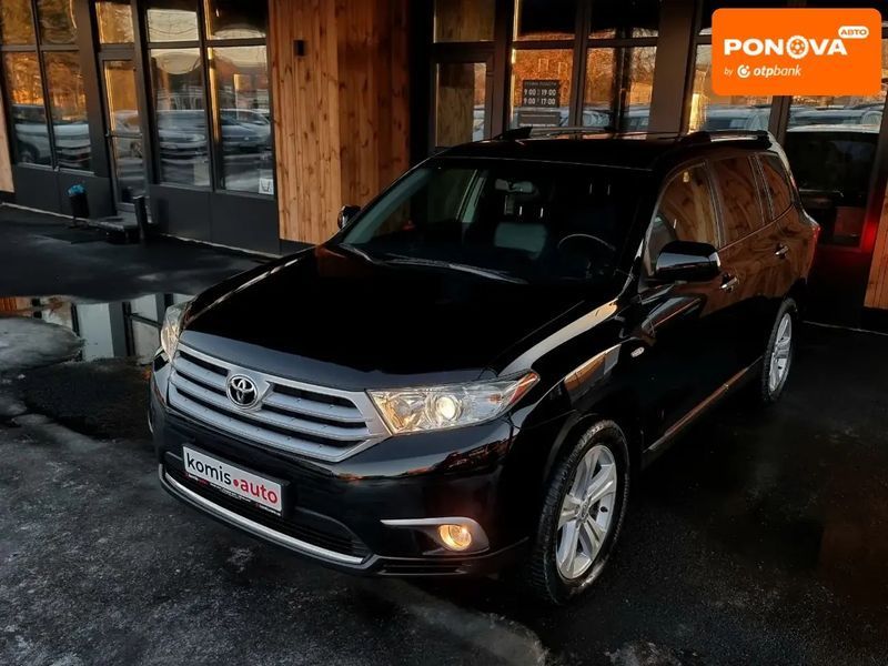 Toyota Highlander, 2013 р., Бензин, 60 тис. км, Позашляховик / Кросовер, Чорний, Вінниця AT-10411145 фото