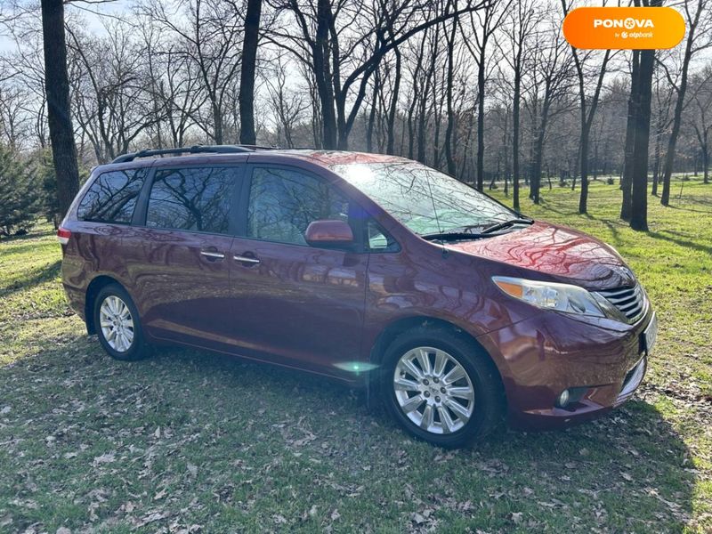 Toyota Sienna, 2014, Бензин, 3.46 л., 139 тис. км, Мінівен, Червоний, Запоріжжя Cars-Pr-57146 фото