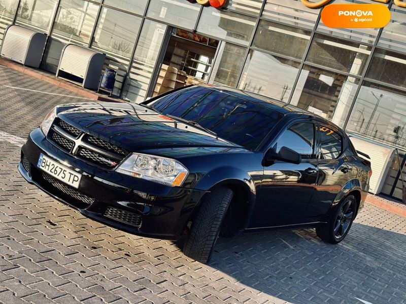 Dodge Avenger, 2011, Бензин, 2.4 л., 239 тыс. км, Седан, Чорный, Одесса 41870 фото