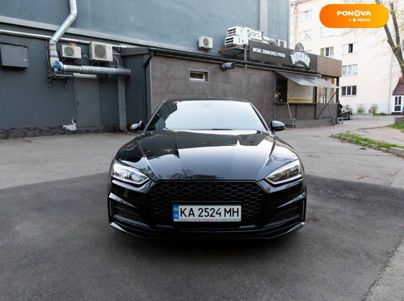 Audi A5 Sportback, 2019, Бензин, 2 л., 25 тыс. км, Лифтбек, Чорный, Киев Cars-Pr-65184 фото