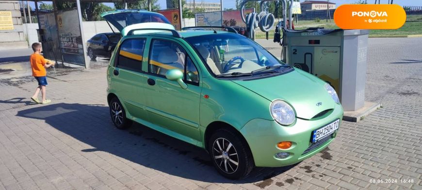 Chery QQ, 2012, Бензин, 1.08 л., 151 тыс. км, Хетчбек, Зеленый, Білгород-Дністровський Cars-Pr-65680 фото