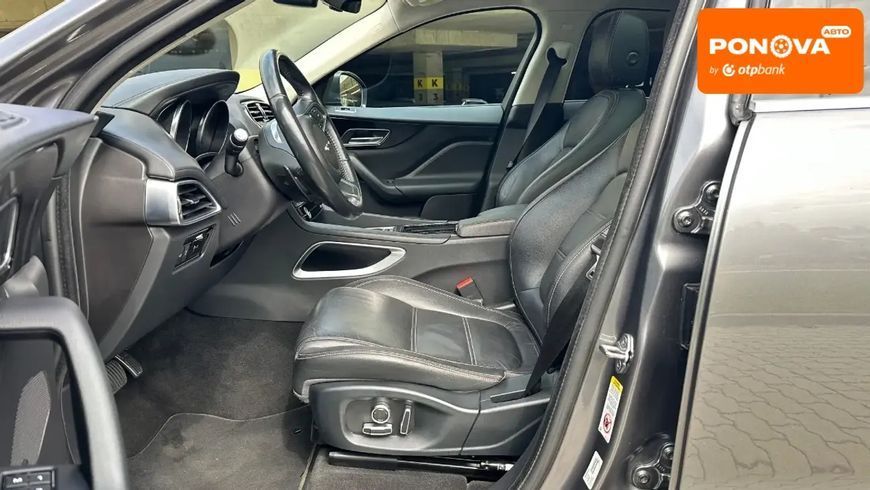 Jaguar F-Pace, 2019 р., Бензин, 130 тис. км, Позашляховик / Кросовер, Сірий, Львів AT-10400425 фото