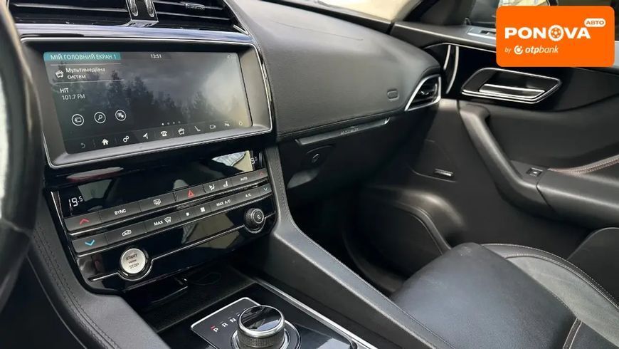 Jaguar F-Pace, 2019 р., Бензин, 130 тис. км, Позашляховик / Кросовер, Сірий, Львів AT-10400425 фото