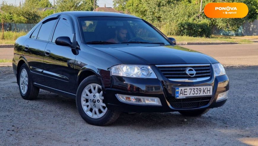 Nissan Almera, 2008, Газ пропан-бутан / Бензин, 1.6 л., 138 тис. км, Седан, Чорний, Сміла 107428 фото