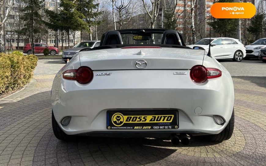 Mazda MX-5, 2016, Бензин, 2 л., 97 тис. км, Родстер, Білий, Львів 10353 фото